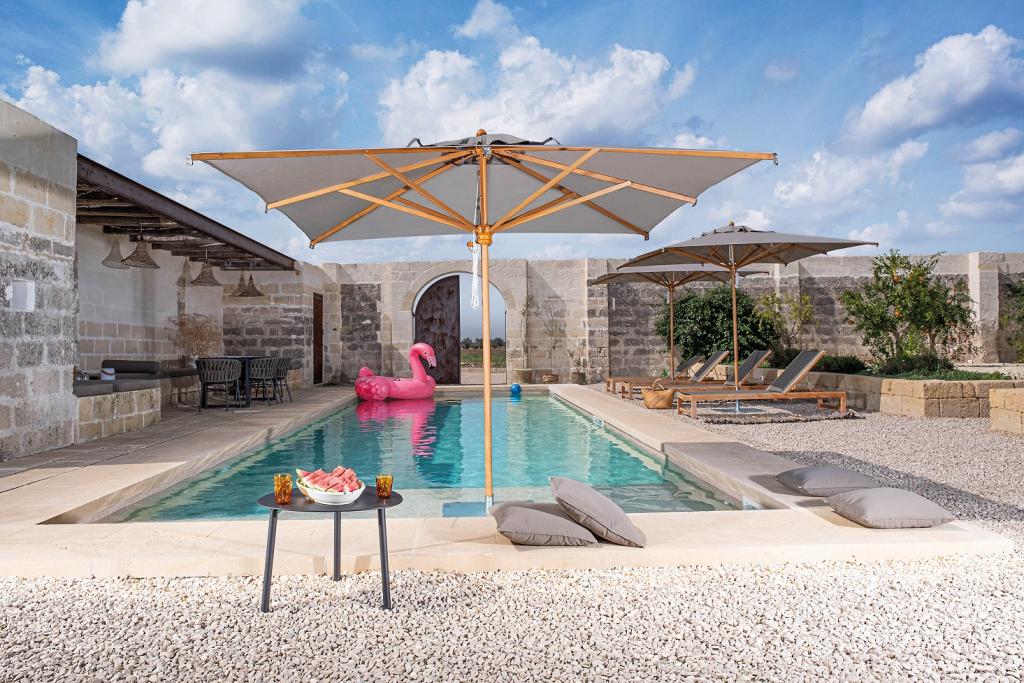 Parasol bois Palladio pour terrasse, piscine en carré, rond, rectangle